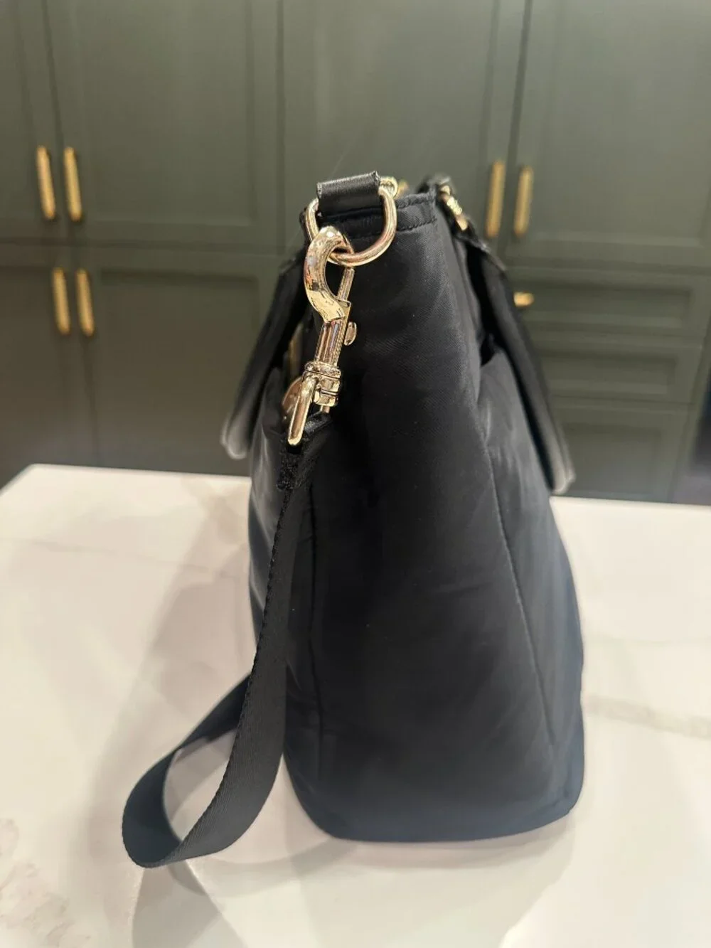LO&SONS Black Brookline Laptop Bag
